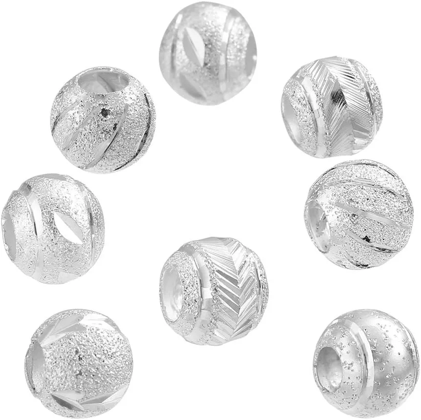 10 Star Spacer Beads for Snake Chain Charm Bracelets – Compatible with European Charm Bracelets