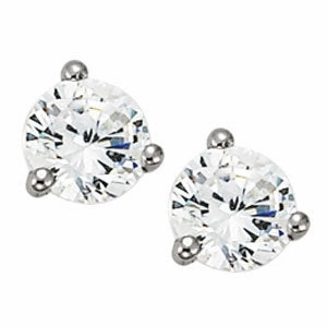 12 Diamond Round Stud Earring Set Shiny Decoration