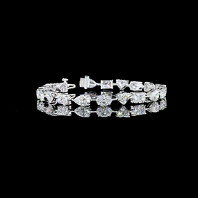 14K WHITE GOLDStation Necklace Holiday Jewelry Holiday look