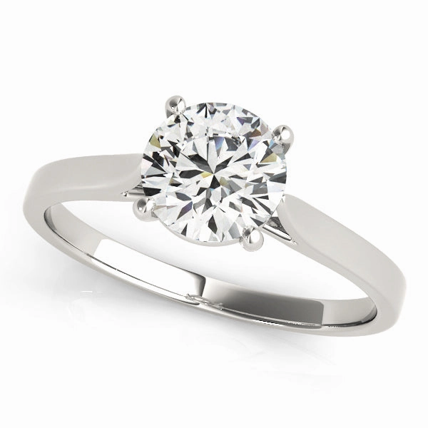 Meaningful Look Effortless Chic 1.0 CT Round Diamond Engagement Solitaire Ring