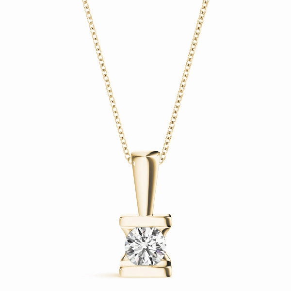 Timeless Piece 1.0 CT Round Diamond Solitaire Pendant
