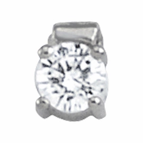 1.0 CT Round Diamond Solitaire Pendant Gift Choice Engagement Surprise