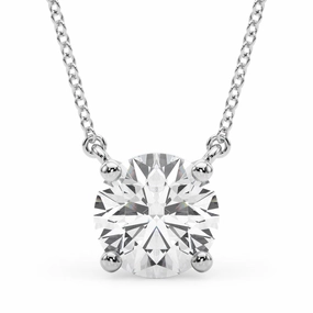 Great Piece 1.0 CT Round Diamond Solitaire Pendant