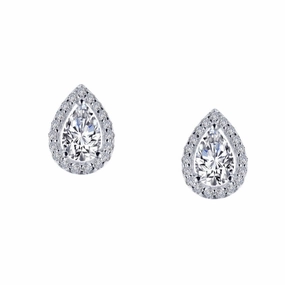 Quick Shine Classic Craftwork 1.16 CTW Halo Stud Earrings