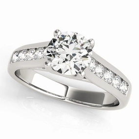1 CT Round Diamond Trellis Engagement Ring Accessory Product