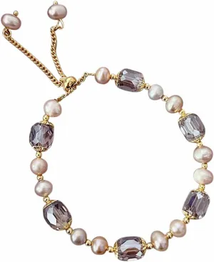 2024 Layered Pure Pearl Bracelets Vintage Stylish Handmade Bracelets Double Layer Pearl Strand Bracelet for Women