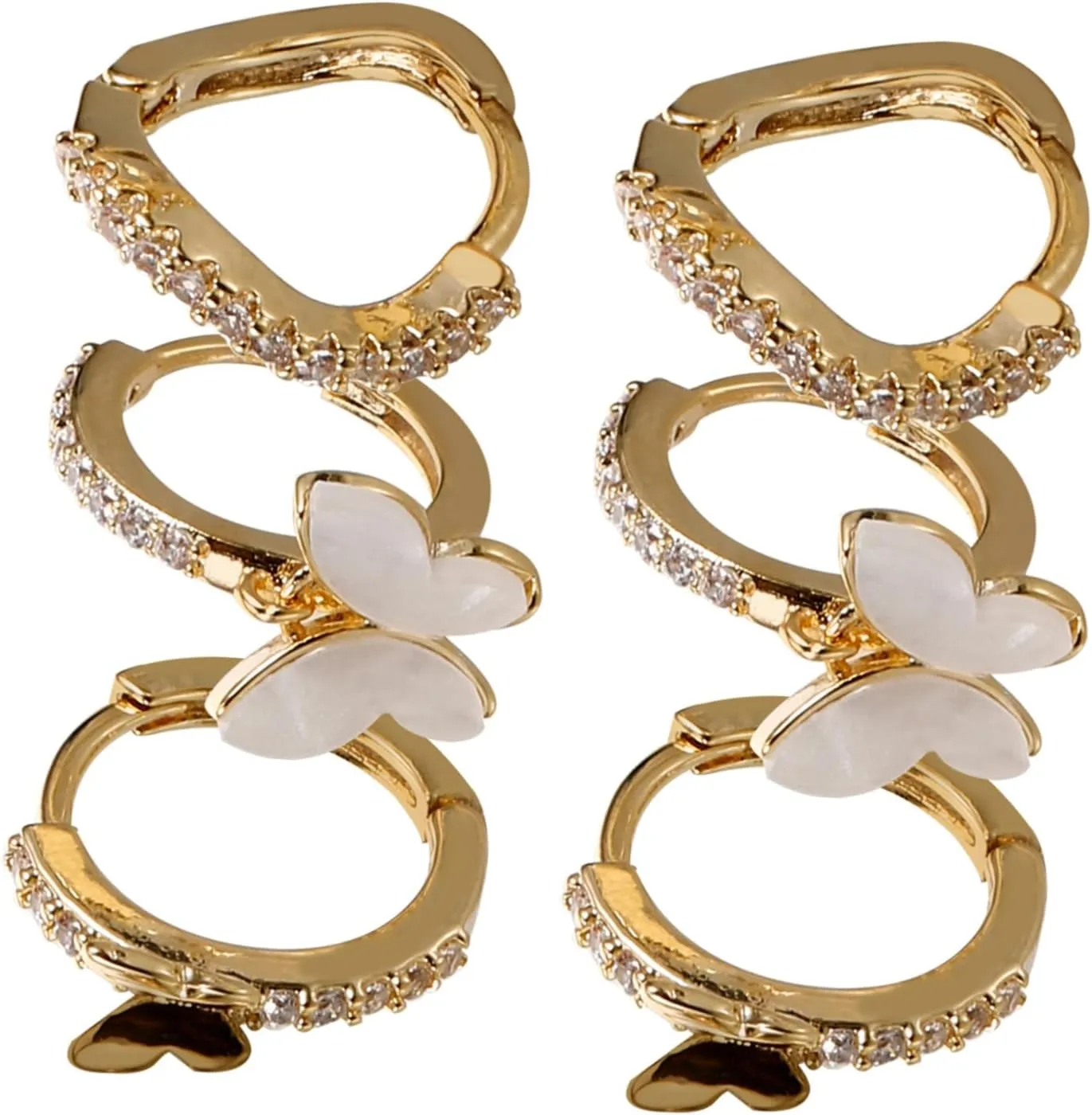 3 Pairs Hoop Earrings Set for Women Minimalist Circle Earrings Chic Design for Everyday Wear and Special Occasions Skin Friendly and Durable Jewelry