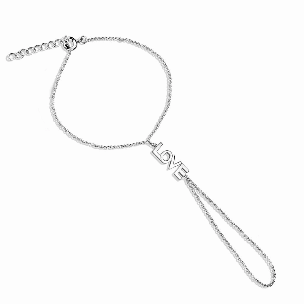 Endless Sight 3W1042 - Rhodium Brass Bracelet with No Stone