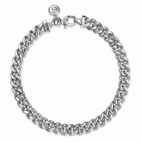 Dazzling Piece 6mm 925 Sterling Silver Solid Mens Link Chain with Diamond Cut Bracelet