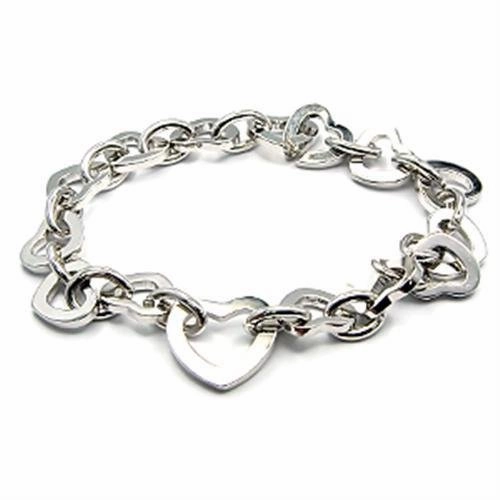 6X491 - Rhodium Brass Bracelet with No Stone Future Vision Principal Adornment