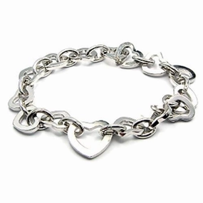 6X491 - Rhodium Brass Bracelet with No Stone Future Vision Principal Adornment