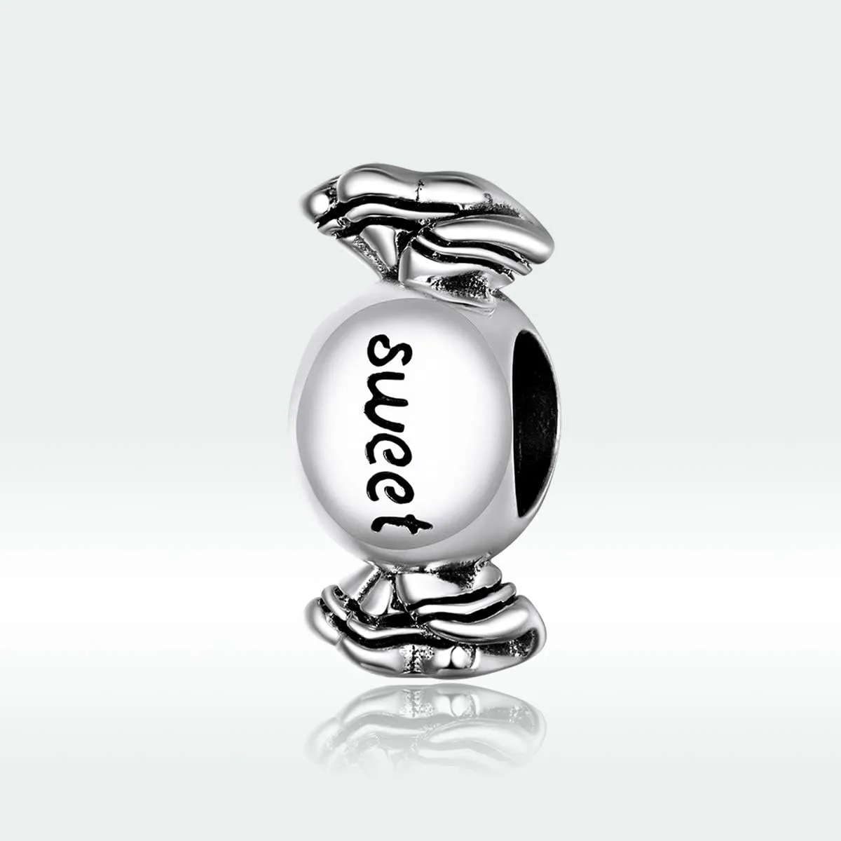 925 Sterling Silver Chocolate Cake Charm Poached Egg Charm Biscuit Charm Rainbow Ice Cream Charm Sweet Candy Charm for Pandora Charm Bracelet