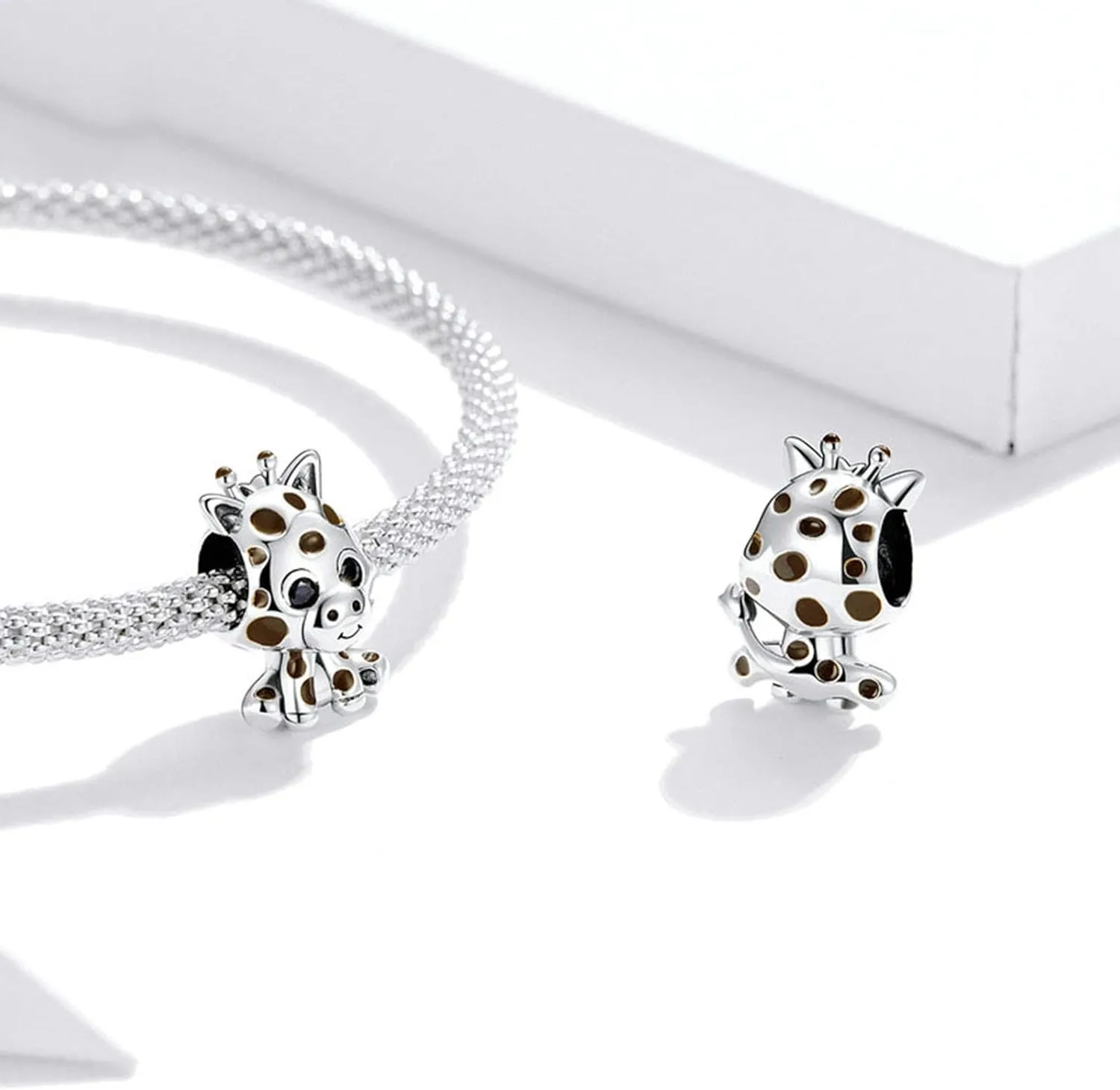 925 Sterling Silver Giraffe Charm Monkey Charm Cow Charm Dog Charm Crab Charm Animal Charm Pet Charm Birthday Charm for Pandora Charm Bracelet