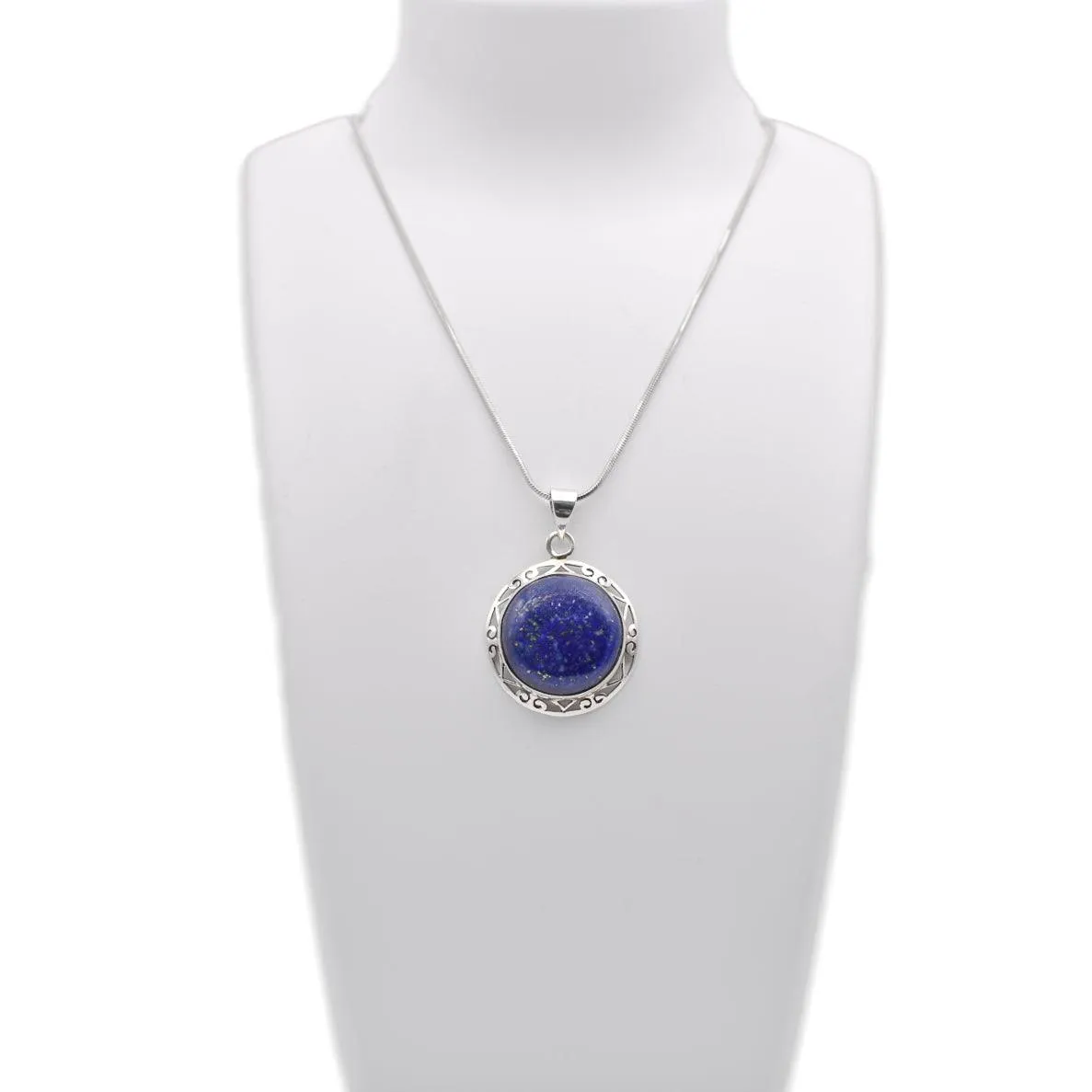 925 Sterling Silver Lapis Lazuli Pendant