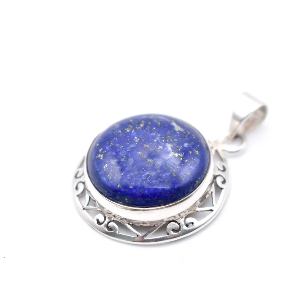 925 Sterling Silver Lapis Lazuli Pendant