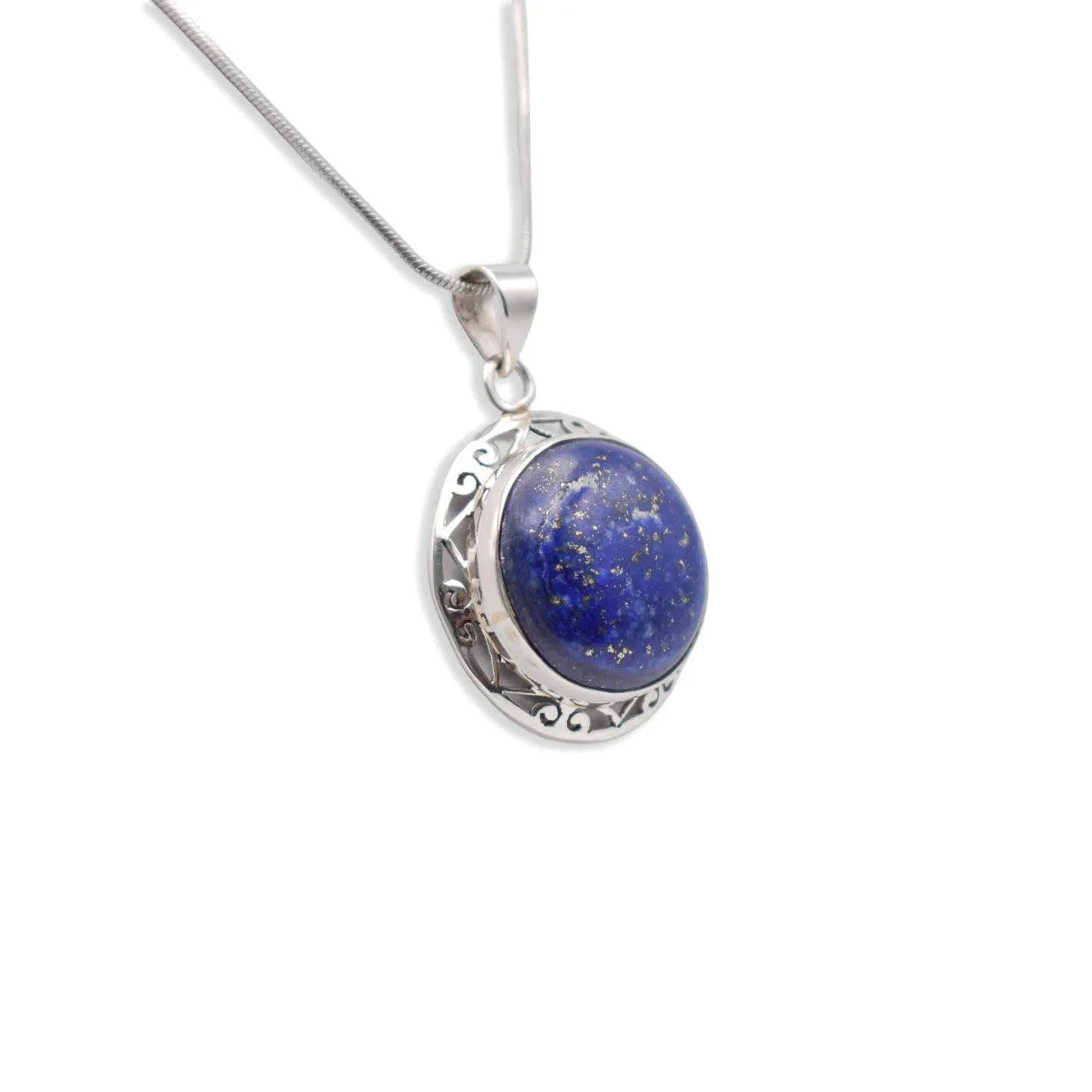 925 Sterling Silver Lapis Lazuli Pendant