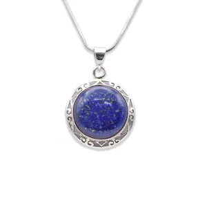 925 Sterling Silver Lapis Lazuli Pendant