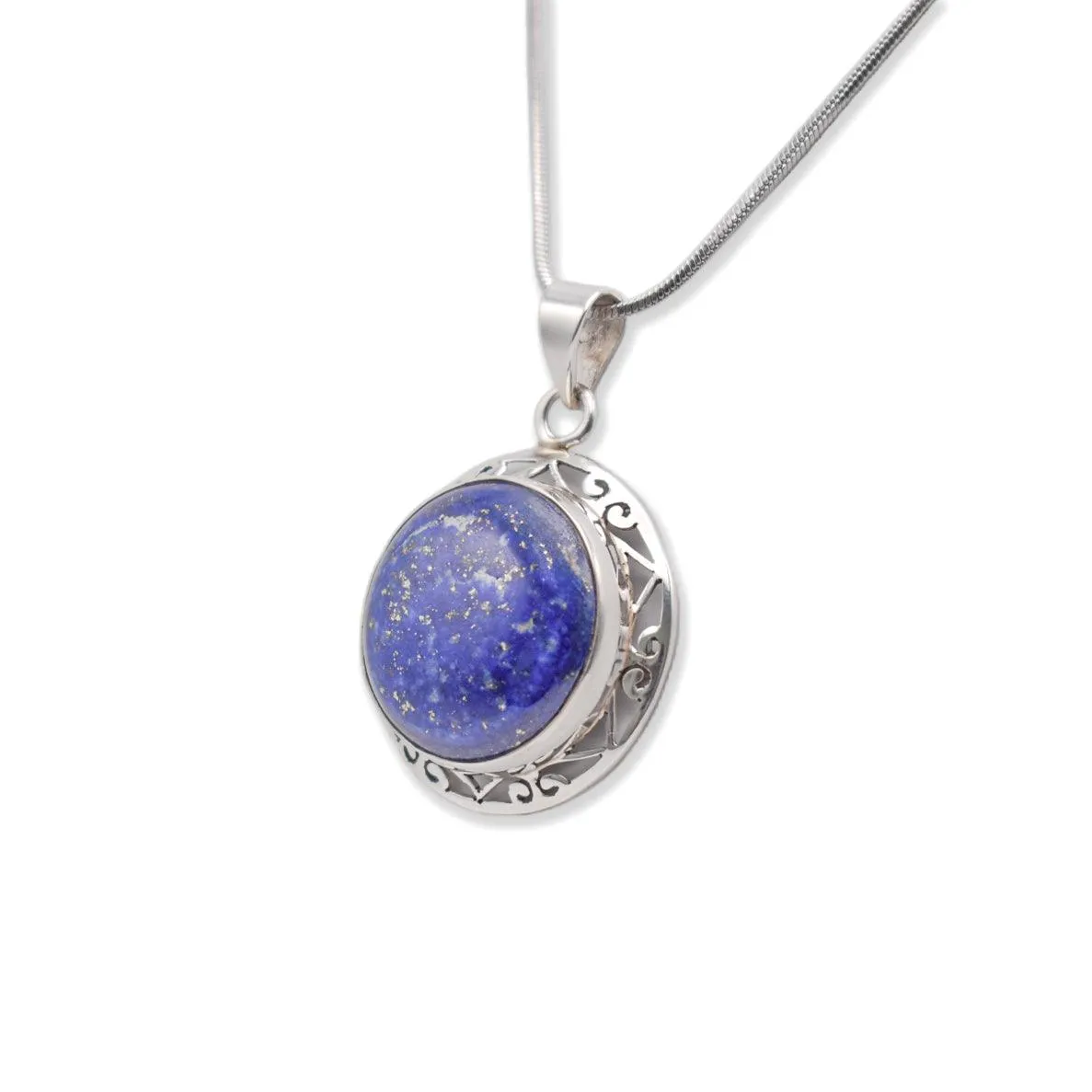 925 Sterling Silver Lapis Lazuli Pendant