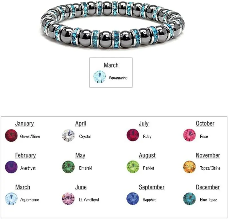 Accents Kingdom Magnetic Bracelet Women's Tuchi Simulated Pearl Hematite Magnetic Therapy Bracelet, 7.5"