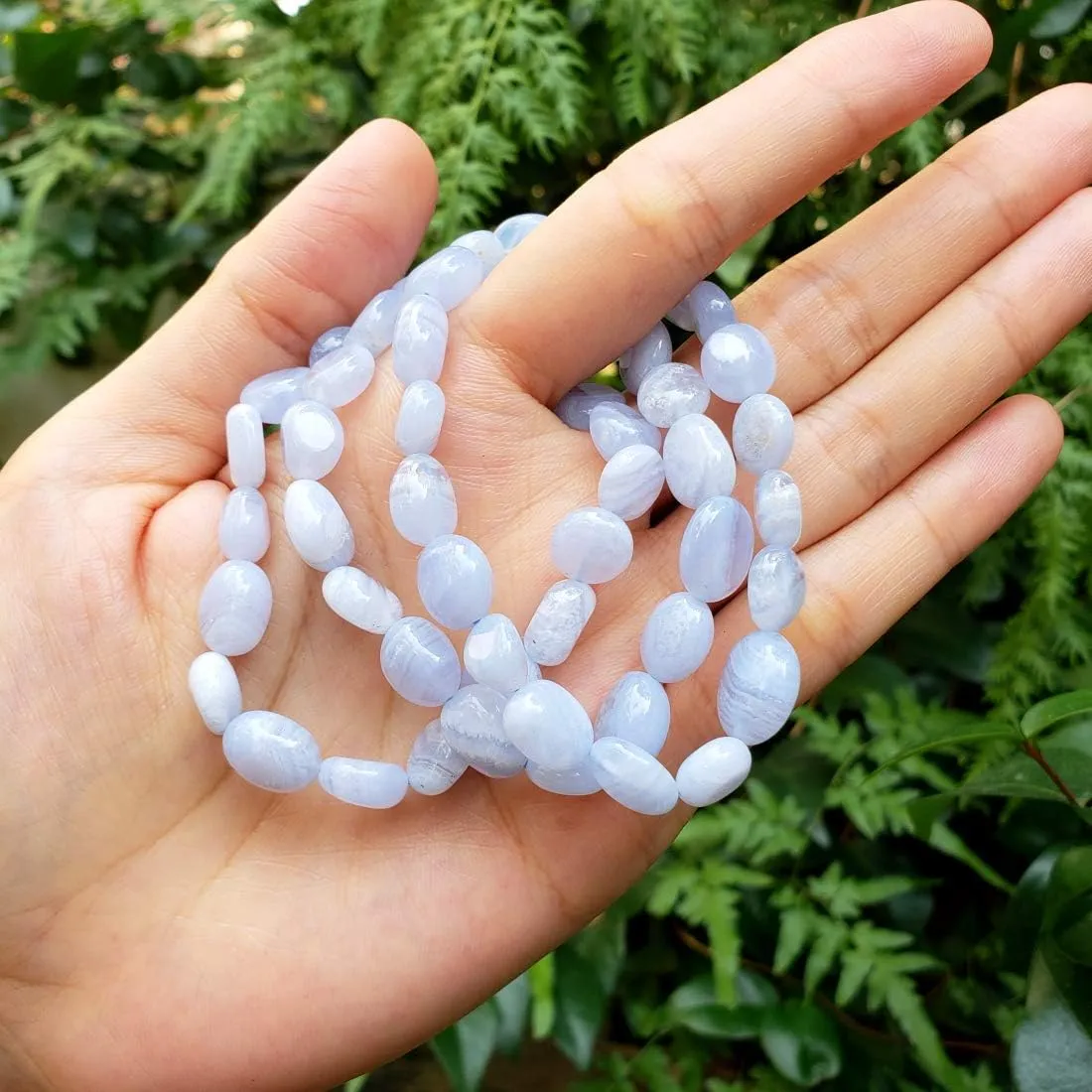 Adabele 1pc Natural Stretch Gemstone Bracelet 5mm-10mm Free Form Bead 7 Inch 7.5 Inch Healing Crystal Engergy Quartz Chakra Jewelry Women Birthday Gift