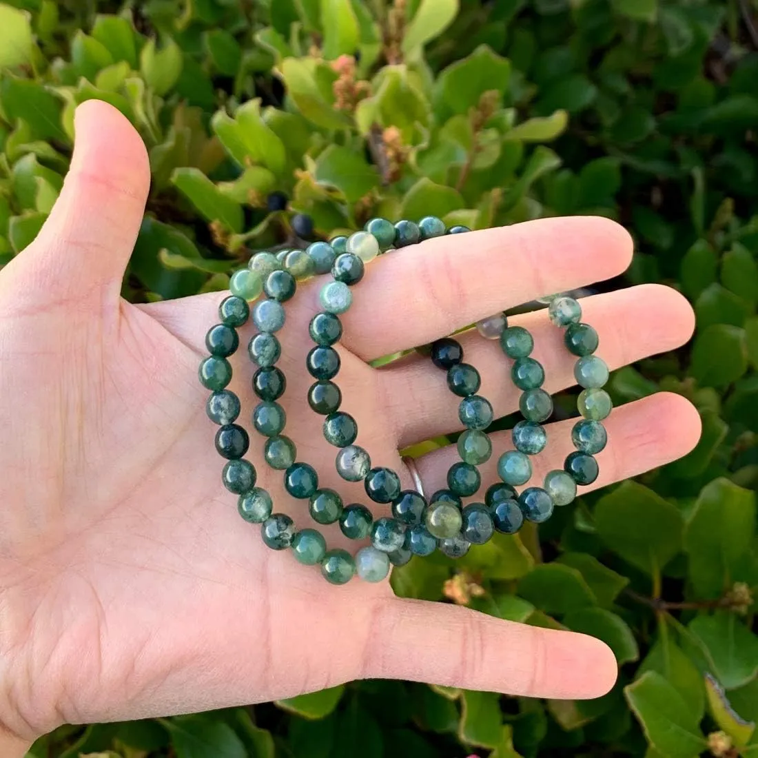 Adabele 1pc Natural Stretch Gemstone Bracelet 6mm (0.24 Inch) Bead 7" 7.5" 8 inch Healing Crystal Quartz Energy Chakra Jewelry Women Birthday Gift