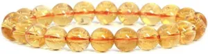 Adabele 1pc Natural Stretch Gemstone Bracelet 8mm (0.31") Bead 7" to 8.5 inch Healing Crystal Energy Quartz Chakra Jewelry Women Men Birthday Gift