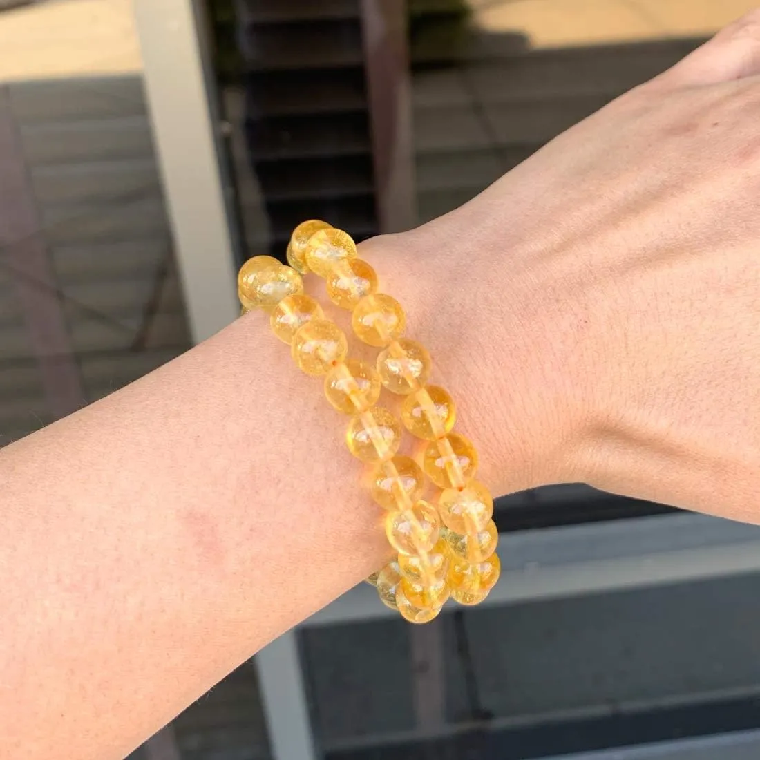 Adabele 1pc Natural Stretch Gemstone Bracelet 8mm (0.31") Bead 7" to 8.5 inch Healing Crystal Energy Quartz Chakra Jewelry Women Men Birthday Gift