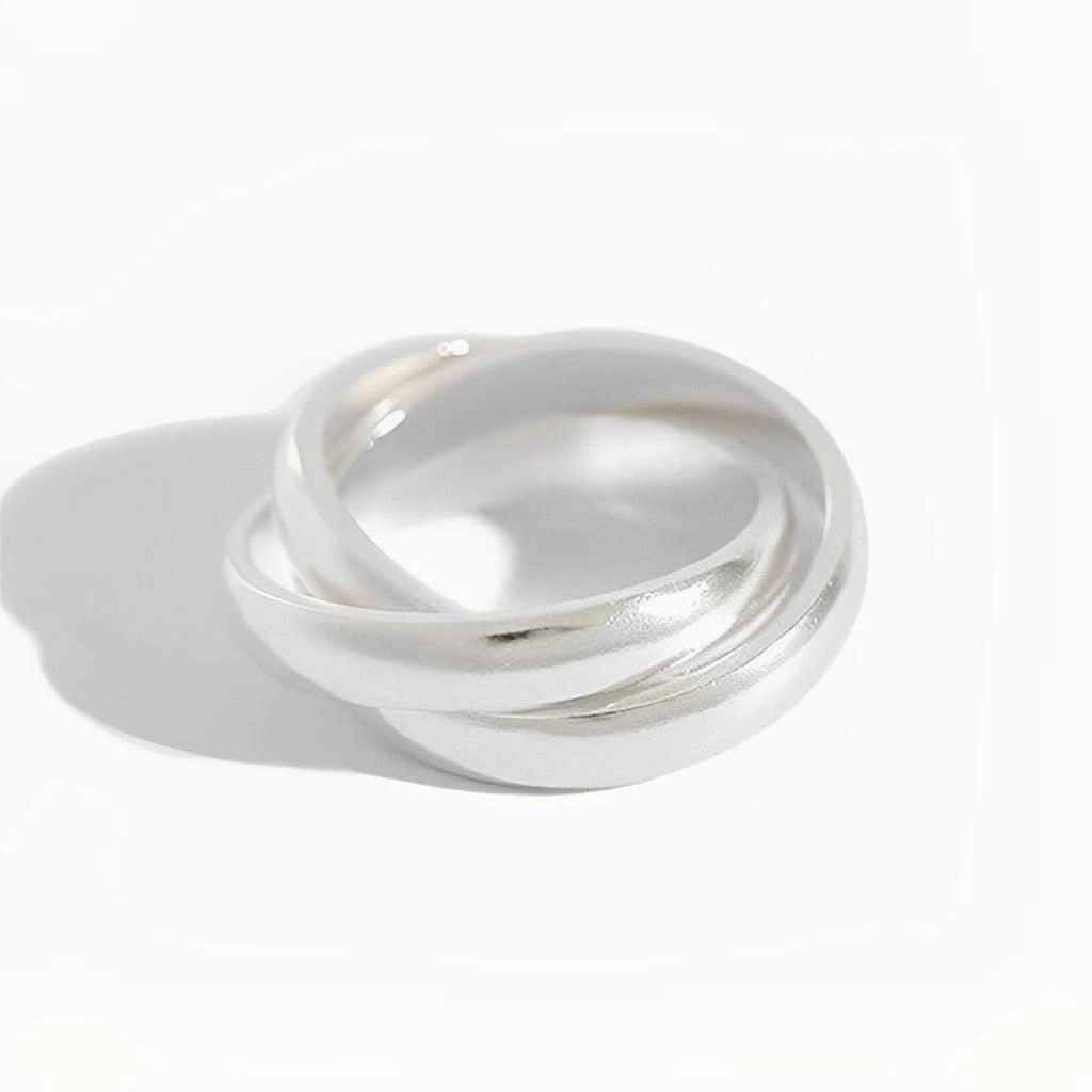 Artistic Art Double Band Ring - Tisiphone