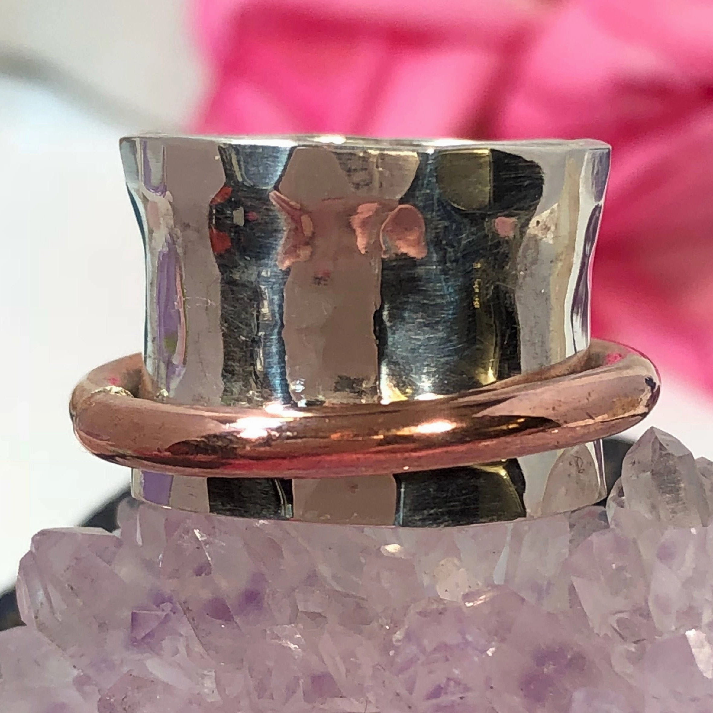 Fidget Spinner Ring Designer Ornament