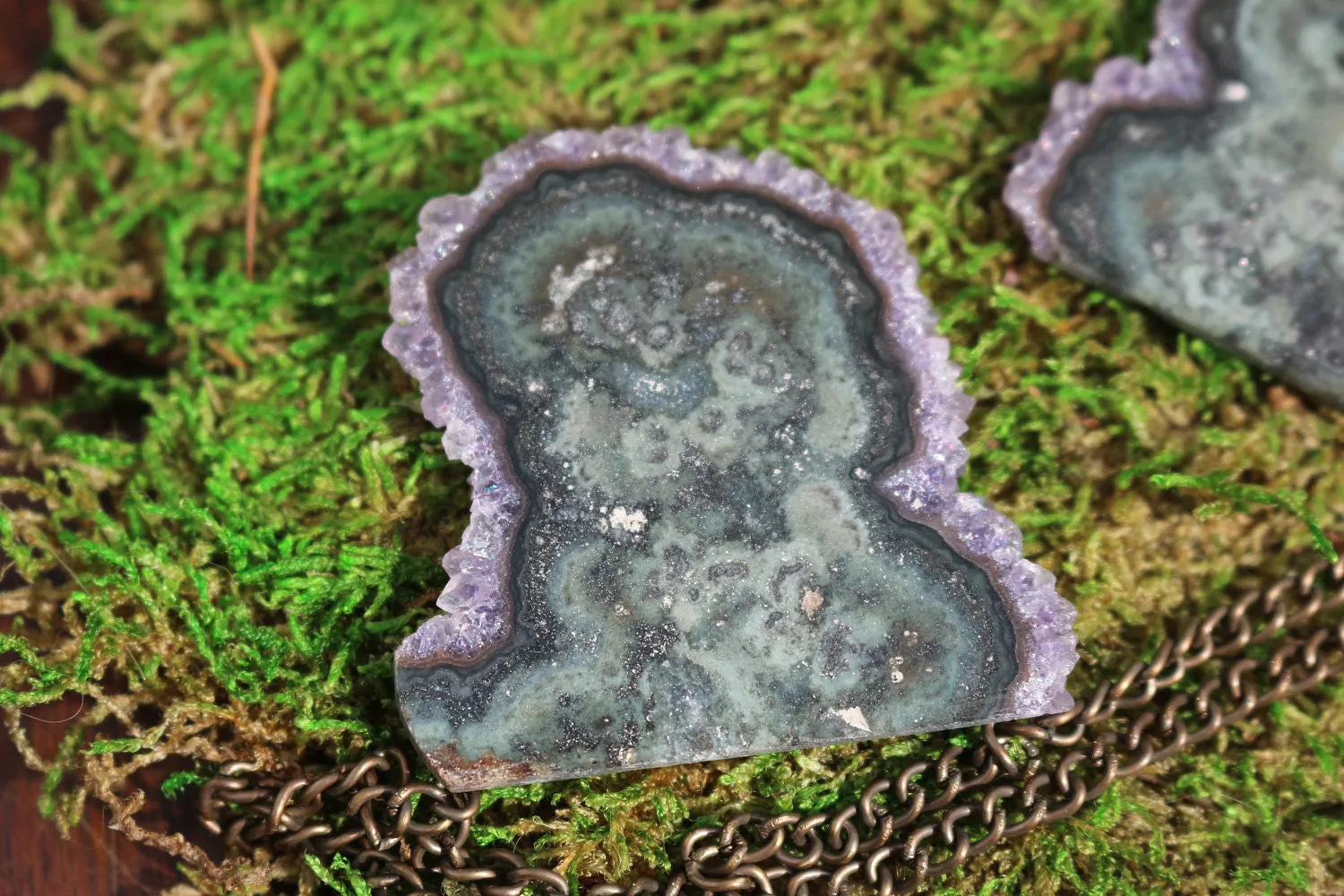 Amethyst Stalactite || Stalactite Slice || Crystal Flower || Amethyst Slice || Raw Amethyst || Druzy Stalactite || Agate Slice || Ornament |