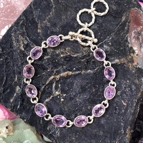 Amethyst Bracelet Vibrant Personality Heavenly Piece