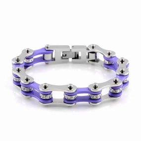 Fast shipping Cycolinks Violet Crystal Bracelet