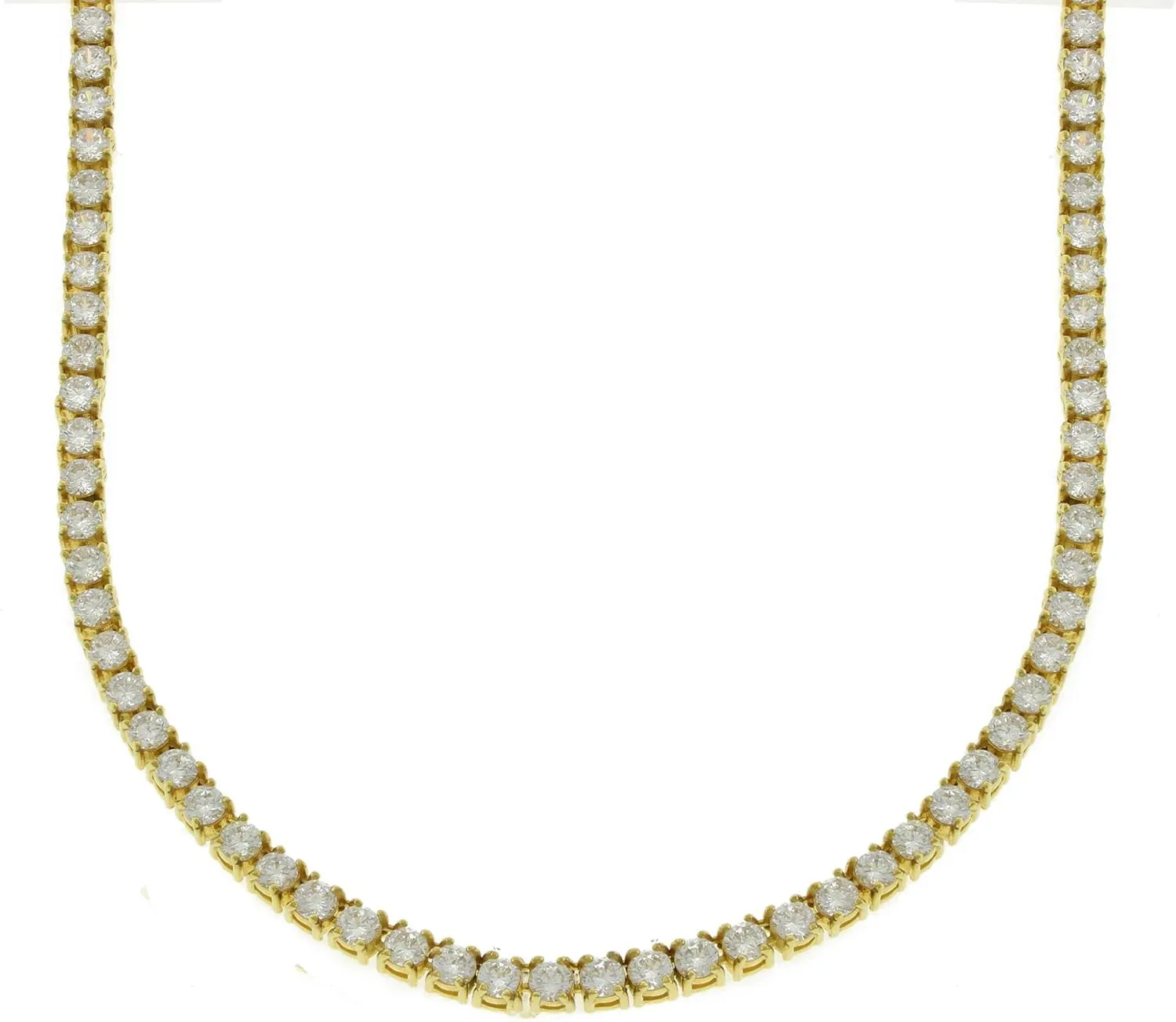 ANTI-TARNISH Unisex Hip Hop 4mm 1 Row Iced Out Tennis Chain Stainless Steel 5A  Cubic Zirconia Diamond Tennis Necklace or Bracelet