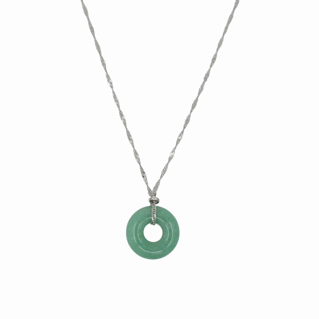 Gift For All Jade Coin Necklace