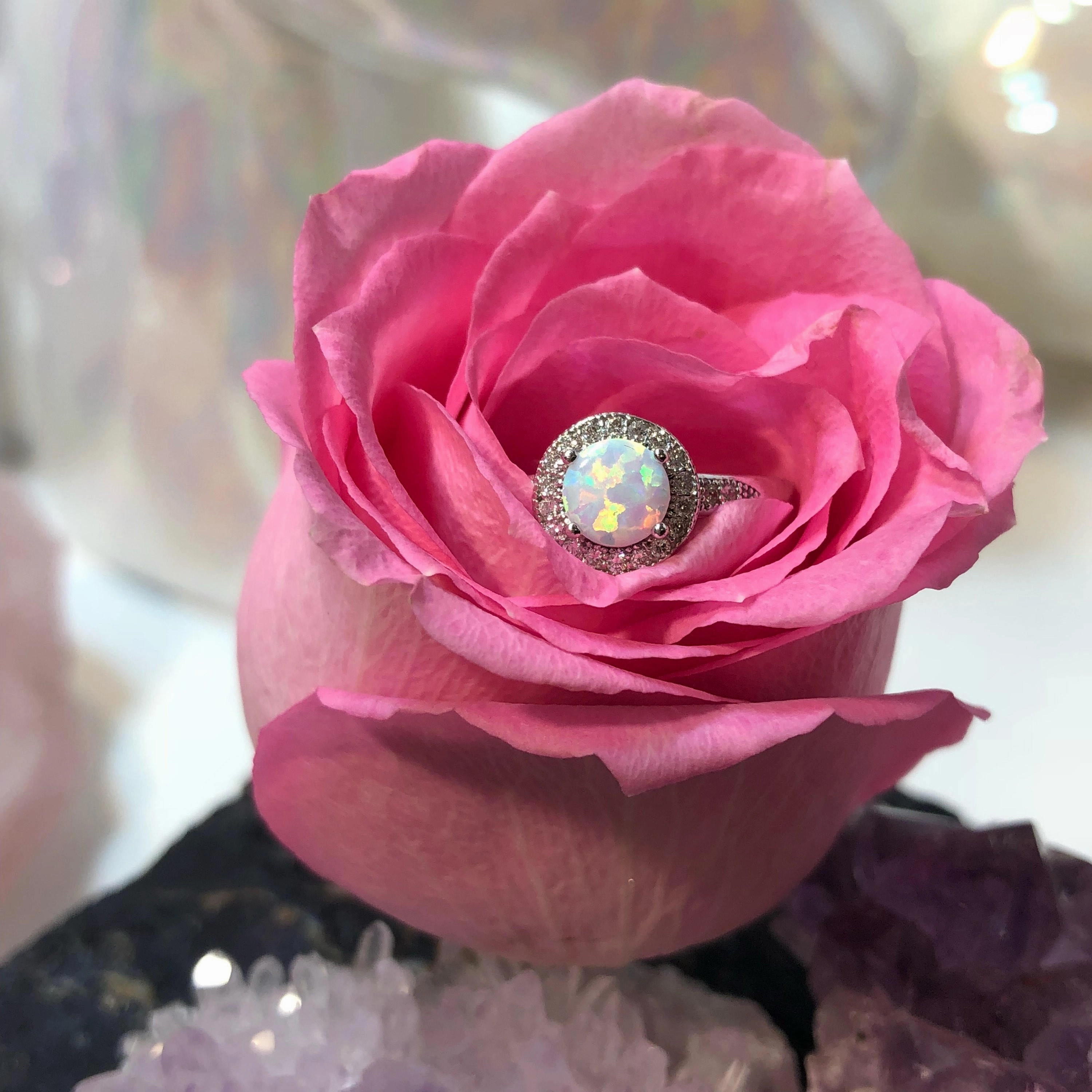 Opal Ring Dreamy Gift