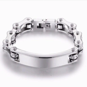 Trusted Composite Continuous Amalgamations Cycolinks Custom 10mm Crystal Personalised ID Bracelet