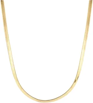 Beaded Choker Necklace Set And Simple Senior Sense Bone Necklace Flat Chain Chain Non Fading Collarbone (A, One Size)