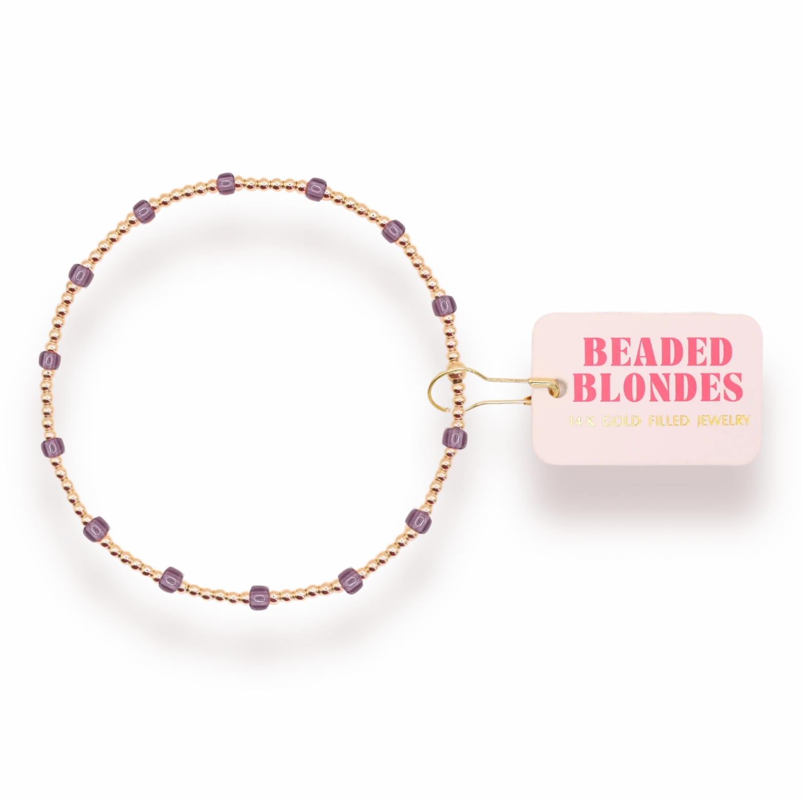 Immaculate Detail Favorable Condition Beaded Blondes Purple Dainty Poppi Bracelets