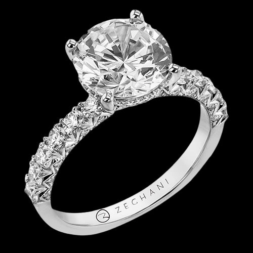 ZR2562 Wedding Set in 14k Gold with Diamonds Budget Item