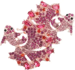 BESPORTBLE 1Pair Unique Rhinestone Fish Drop Earrings Vintage Inspired Dangle Jewelry for Women for Parties and Everyday Wear Showcasing Individuality and Artistic Style