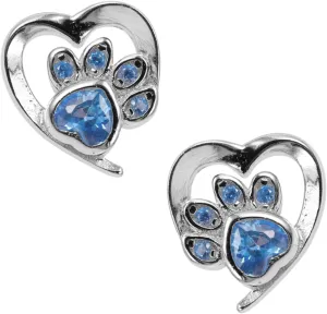 BESPORTBLE Elegant Heart Cat Claw Ear Studs 1 Pair Women's Earrings Fashion Ear Jewelries for Daily Wear Parties