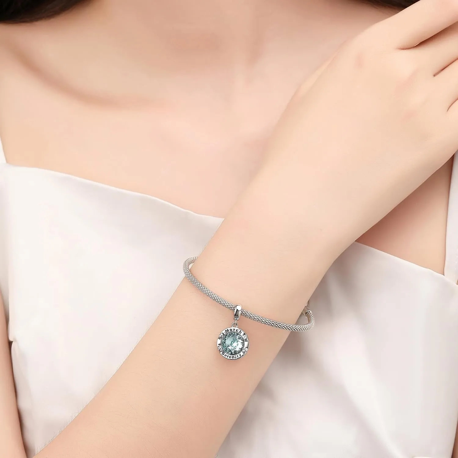 Birthstone Charms for Women Bracelets Birthday Bead Charms for Pandora Bracelets and Necklace Jewelry Gifts for Women