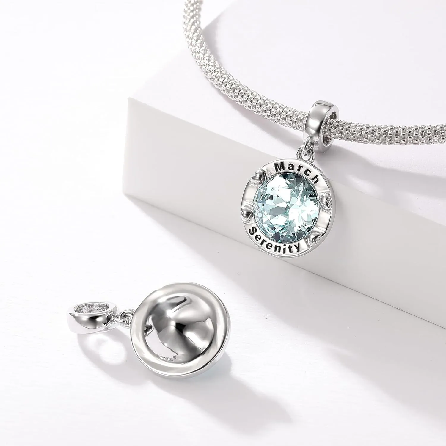 Birthstone Charms for Women Bracelets Birthday Bead Charms for Pandora Bracelets and Necklace Jewelry Gifts for Women