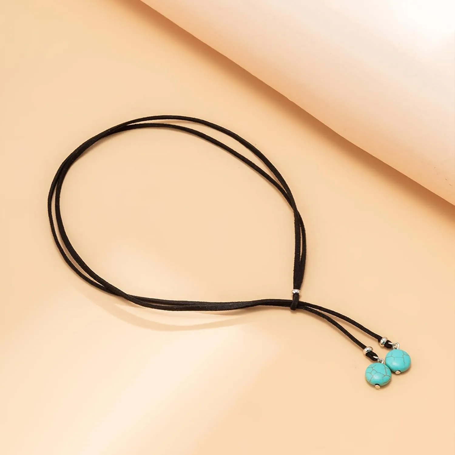 Boho Necklaces Jewelry for Women Bohemian Layered Necklaces Leather Choker Necklace Boho Jewelry Long Necklaces Fashion Jewelry Gifts