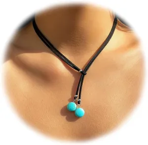 Boho Necklaces Jewelry for Women Bohemian Layered Necklaces Leather Choker Necklace Boho Jewelry Long Necklaces Fashion Jewelry Gifts