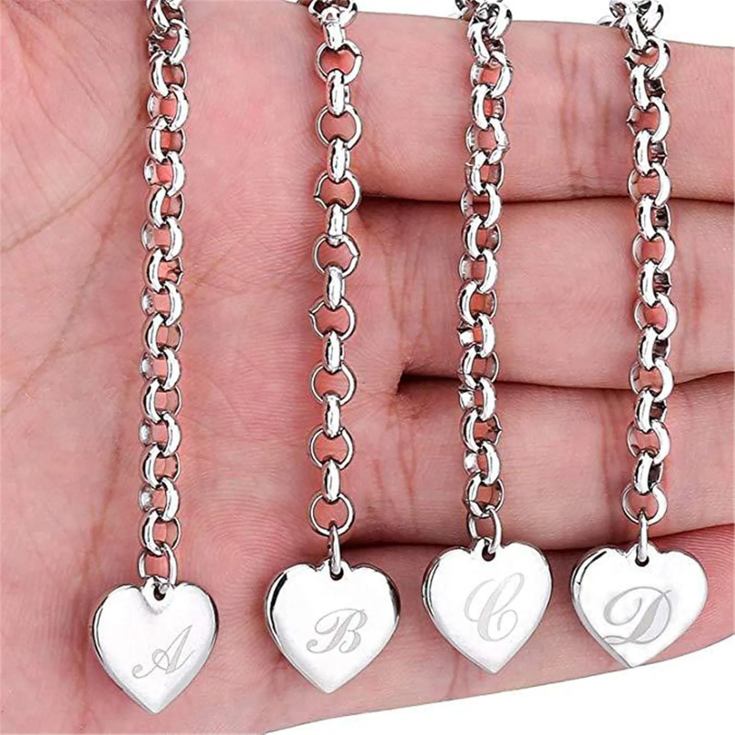 Bracelets for Women Initial Adjustable Charm Bracelets Unique Design Birthday Gifts for Women