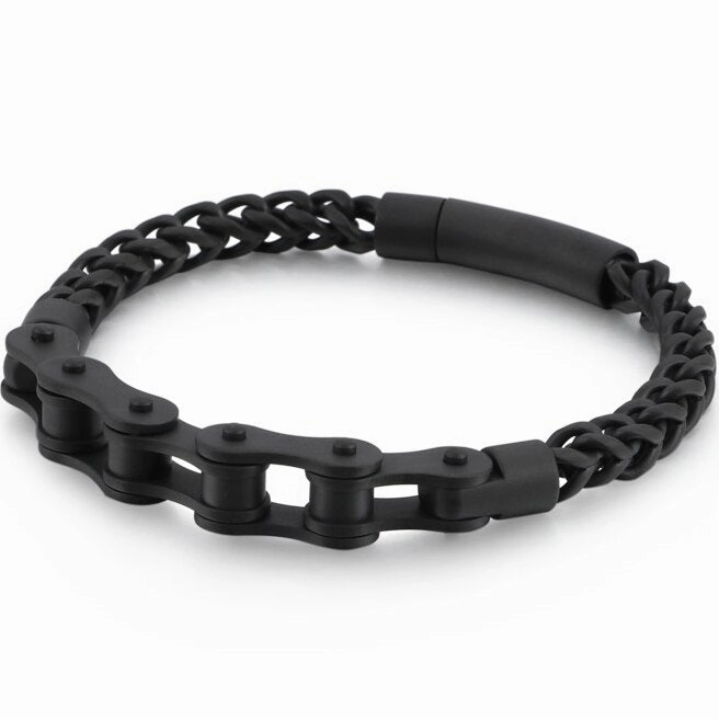 Consistent Composites Cycolinks Stainless Steel Cast Metal Bike Chain Bracelet