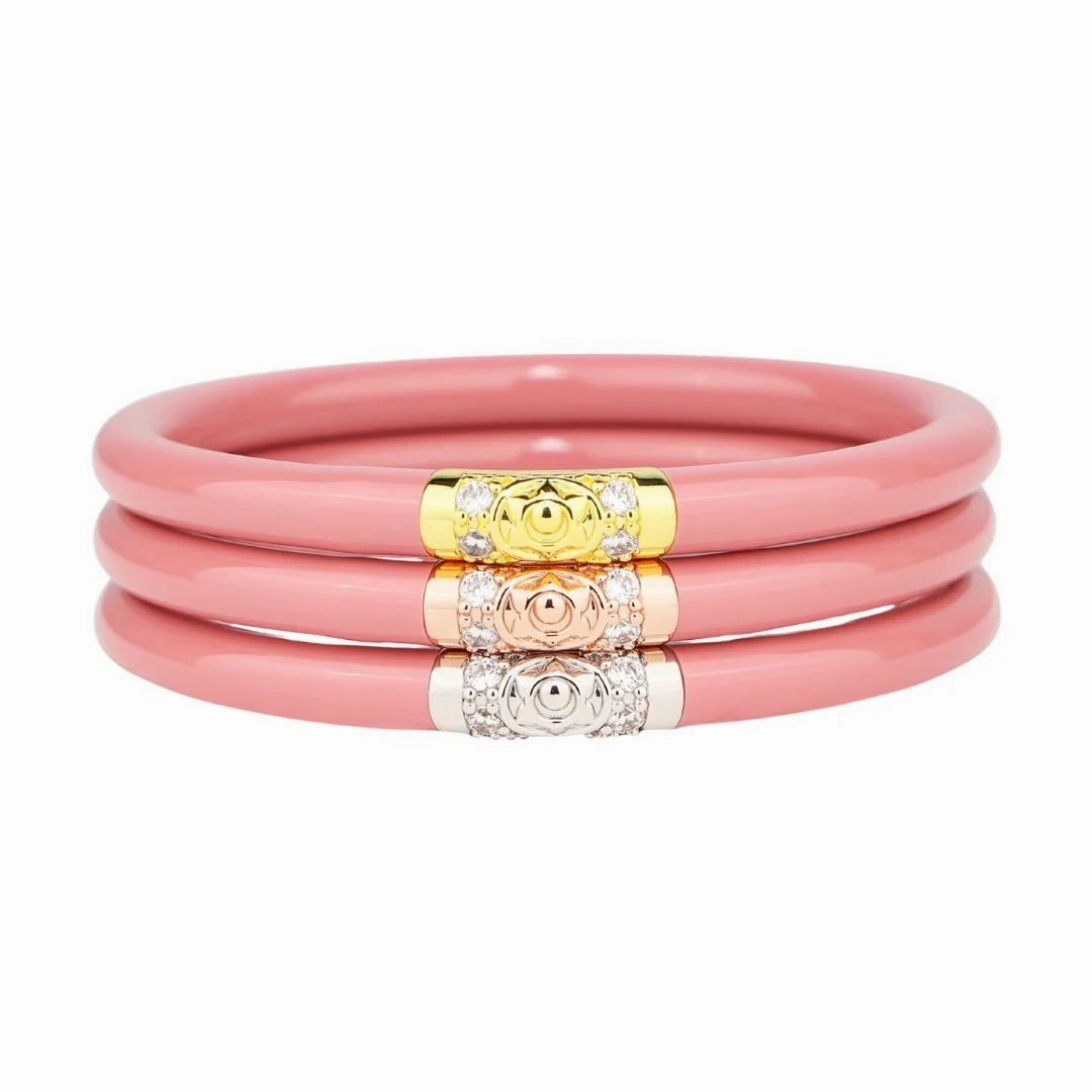 BudhaGirl Three Kings All Weather Bangles? (AWB?) - Blush Shared Treasure Emotional Connection