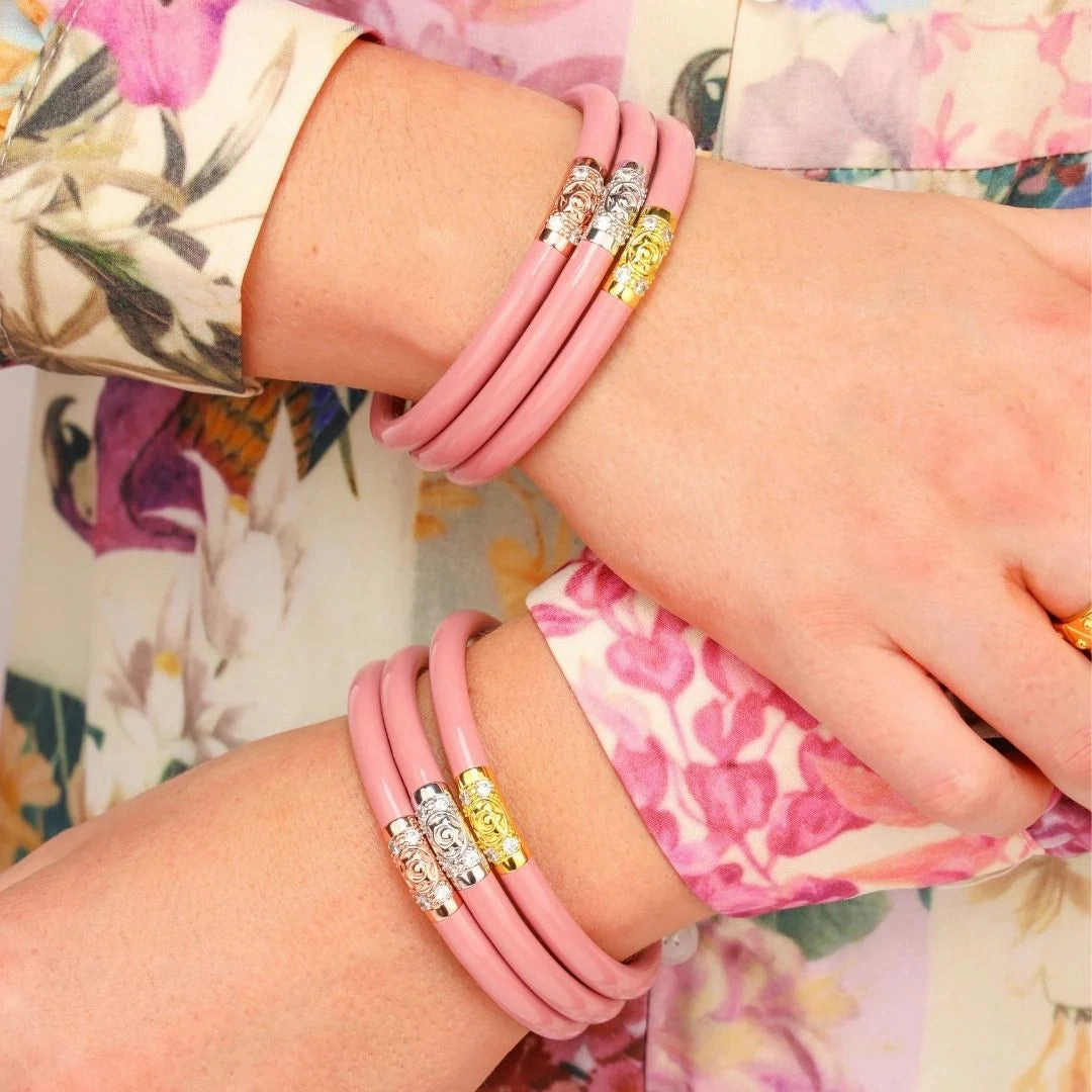 BudhaGirl Three Kings All Weather Bangles? (AWB?) - Blush Unsurpassed Detail Matching Duos