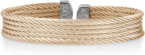 Cable Cuff Essentials 5 Row Cuff - Stainless Steel Cuff Bracelets for Woman - Brazaletes para Mujer - Women's Cuff Bracelets